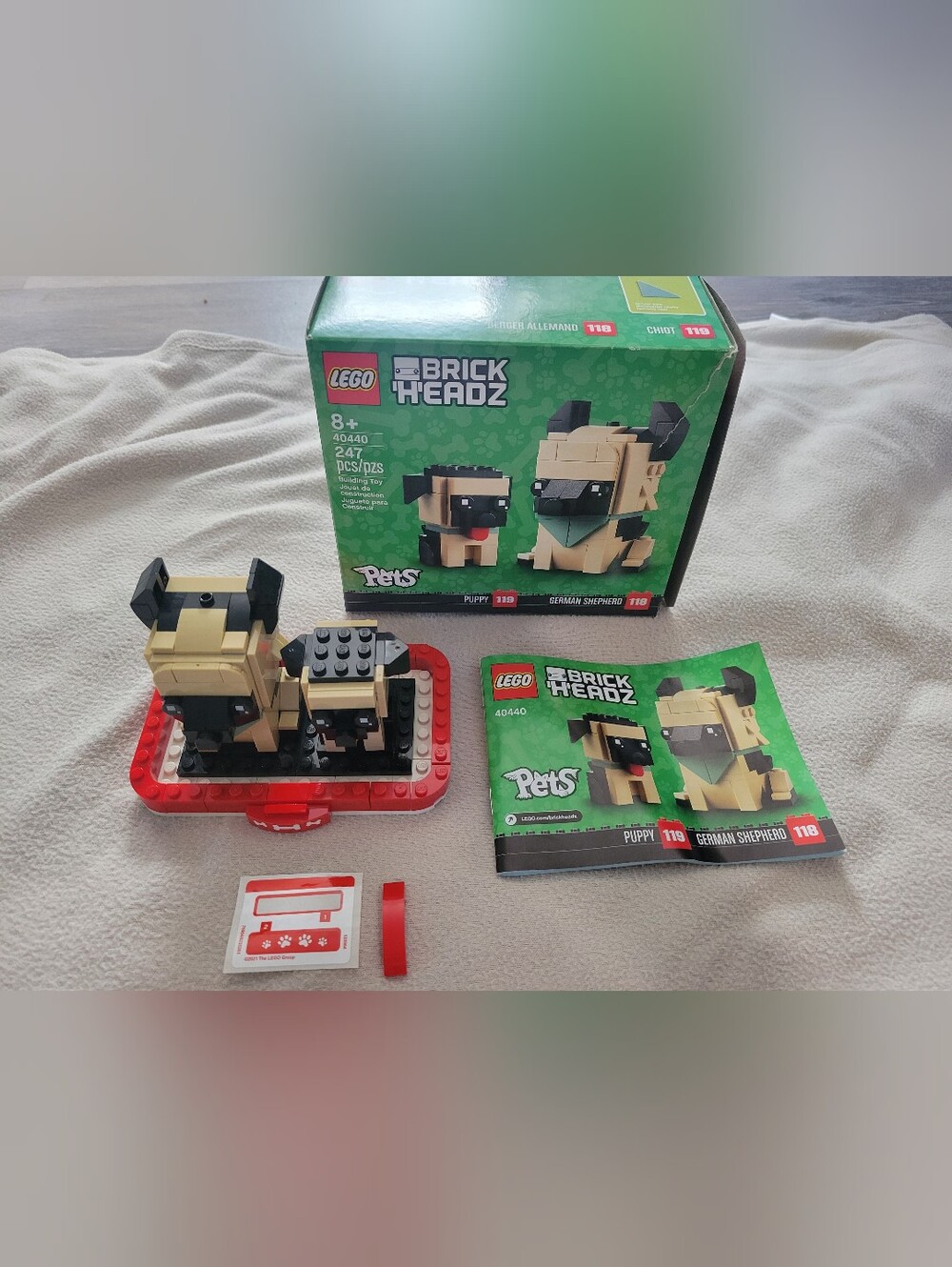 Lego BrickHeadz Pets Puppy & German Shepherd Set 40440